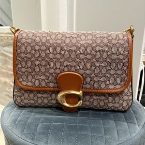 Coach Signature Jacquard Soft Tabby Shoulder Bag